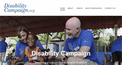 Desktop Screenshot of disabilitycampaign.org