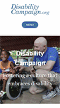 Mobile Screenshot of disabilitycampaign.org