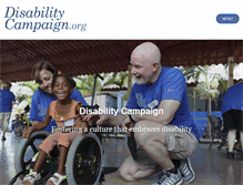 Tablet Screenshot of disabilitycampaign.org